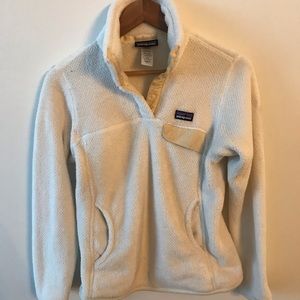White Patagonia Fleece